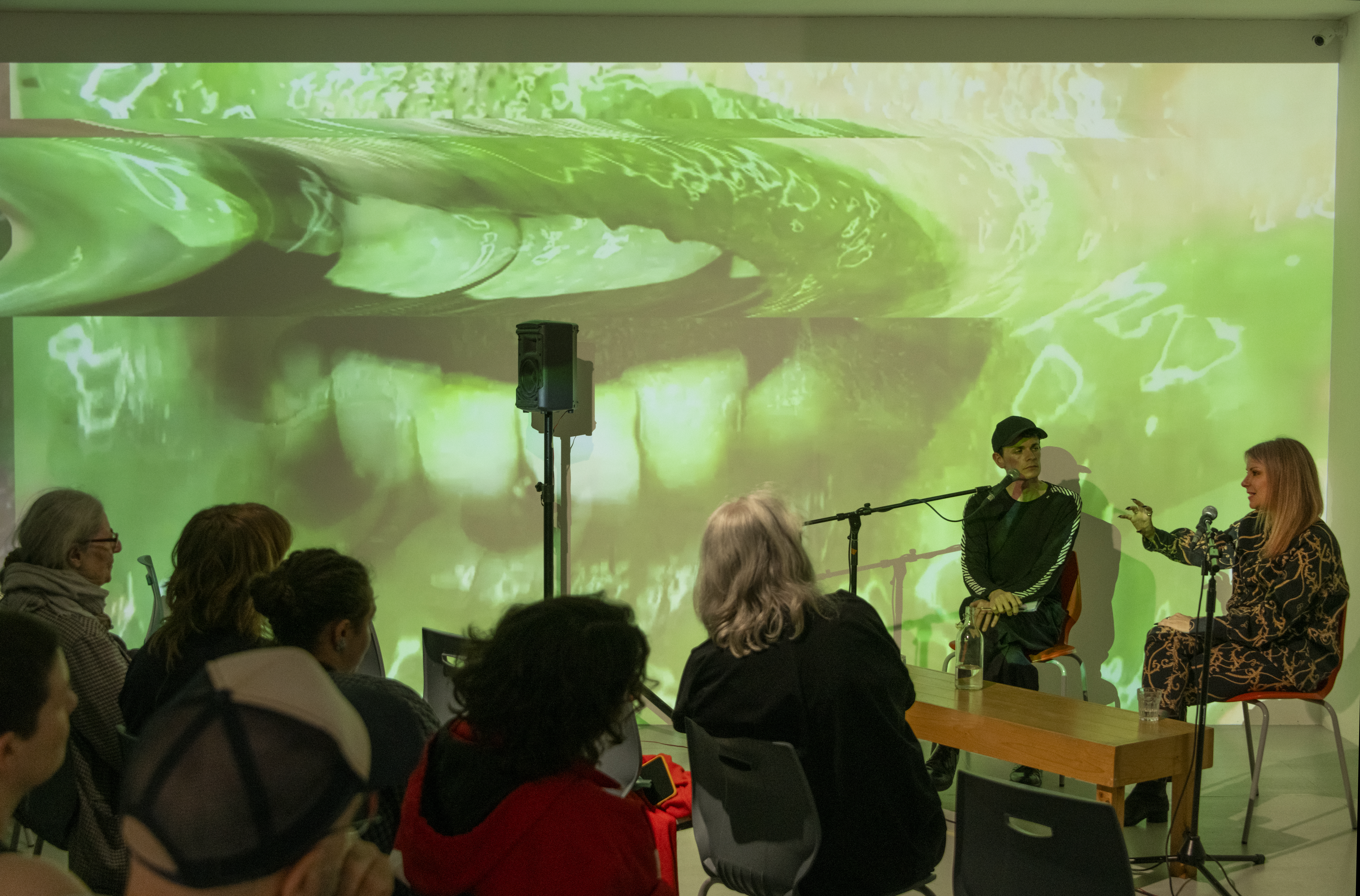 Ooze Machines talk with Libby Heaney 2024 Photo credit Bernard G Mills